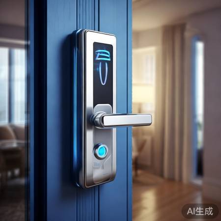 华微指纹锁，便捷安全，生活无忧