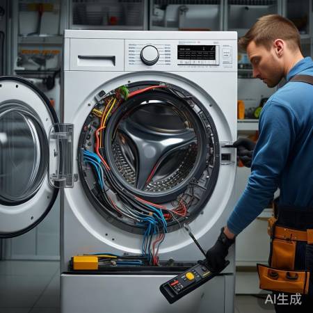 洗衣机电路或传感器故障,联系维