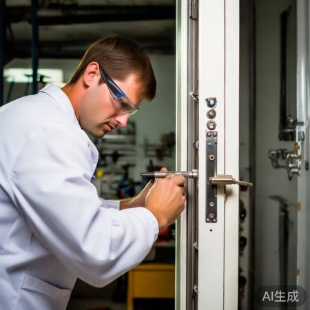 调整门锁，确保连接紧密