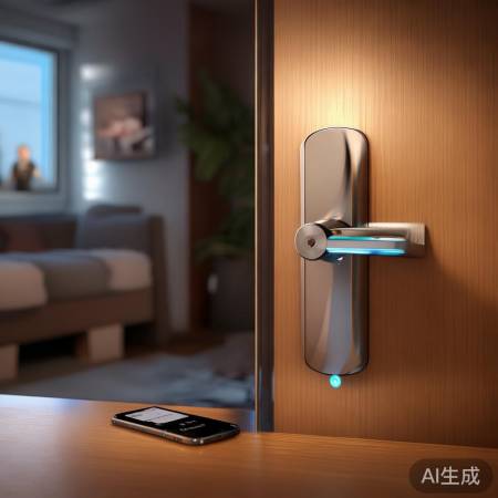 “小米指纹锁，安全防伪，远程监