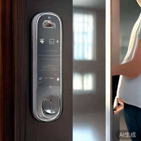 “小米指纹锁，科技生活融合”