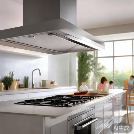 “无烟道油烟机,生活好帮手”