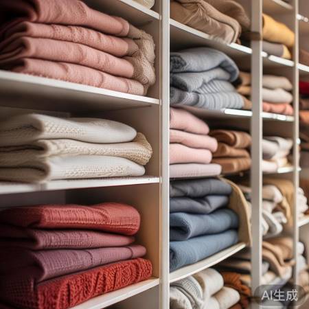 羊毛衫收纳防潮，不与硬物混放