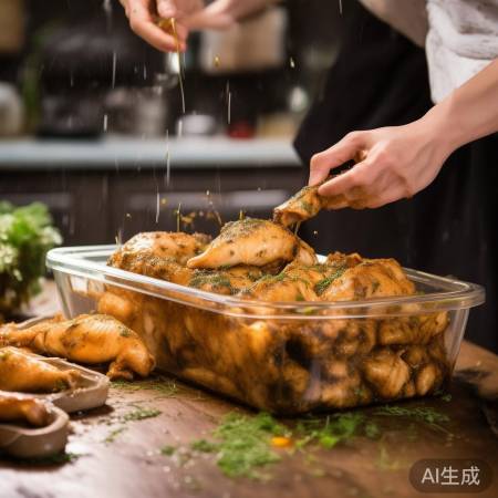 腌制2小时，鸡肉入味不松散