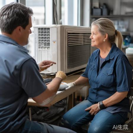 沟通空调异常，助修理工快速定位