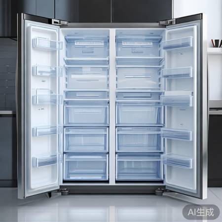 “大容量冰箱，分区智能控温”