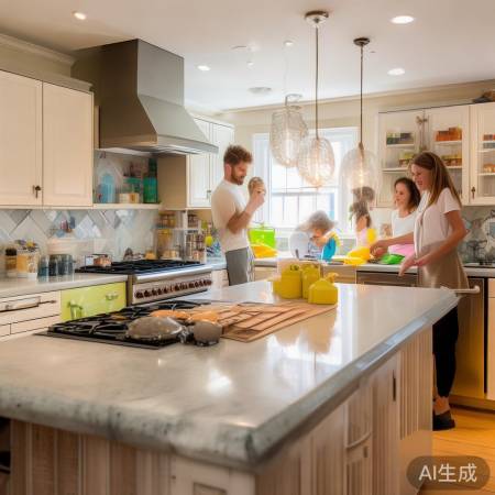 厨房清洁很简单