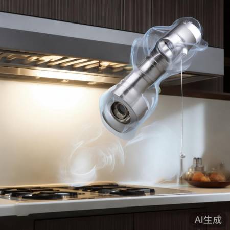 “海曙止逆阀，防油烟倒灌”