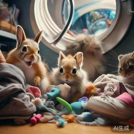 洗衣机里的小探险家