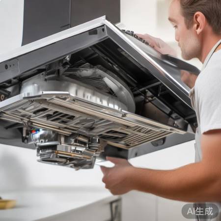 检查油烟机内部