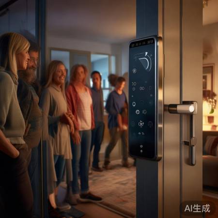 “智能锁守护家，亲友点赞新潮”