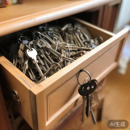 钥匙别随意放，标明归属防丢失