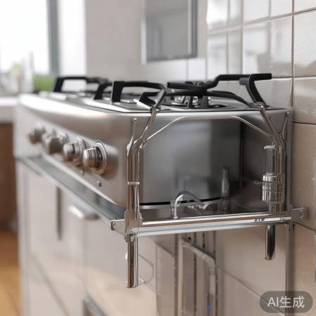 燃气灶安装完毕，检查无误