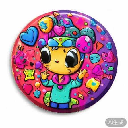 卡通贴画加装饰,创意无限。