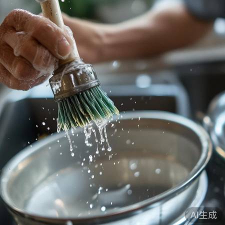 清洗过滤网，刷子也洗！