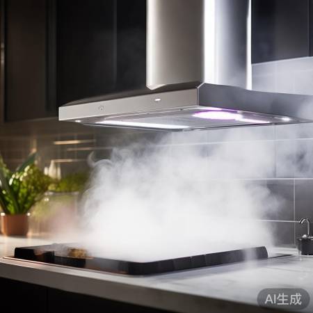 “近吸式油烟机,厨房小助手”