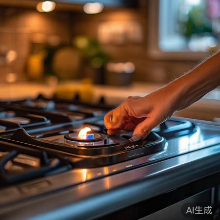 “奥克斯燃气灶,安全开火指南”