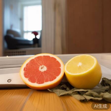 柚子皮、柠檬片吸附异味
