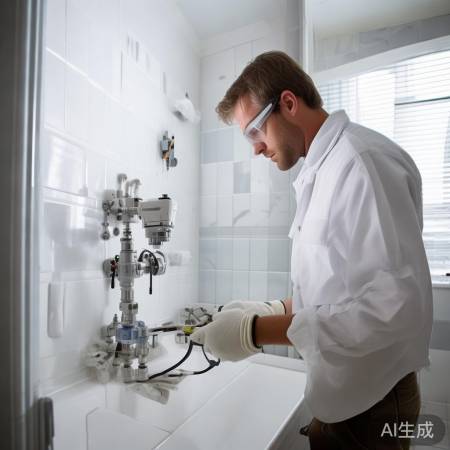 更换混水阀,检查无误