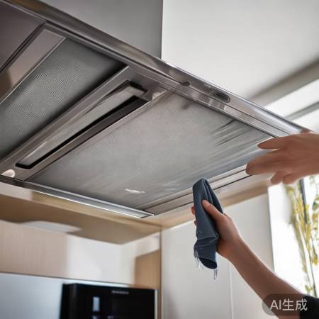 清洗油烟机滤网，恢复吸力