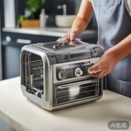 “检查油烟机三档运行”