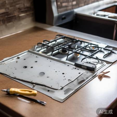 燃气灶面板拆卸步骤