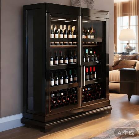 个性酒柜，亮丽风景