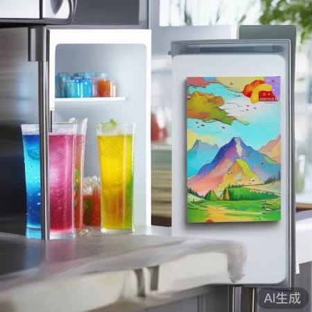 烟台山冰箱贴,夏日家居清凉神器