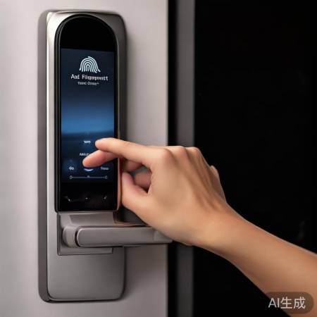 设置指纹，覆盖感应区