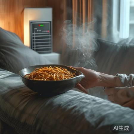 外卖来，空调开，享清凉