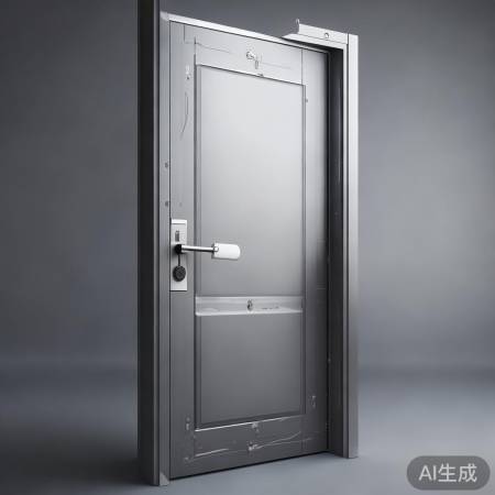 防盗门结构牢固，缝隙小，锁具防