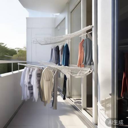 阳台一体化设计，空间宽敞，效率