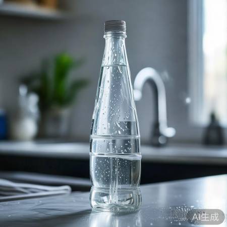 “消毒水瓶，清水冲洗”