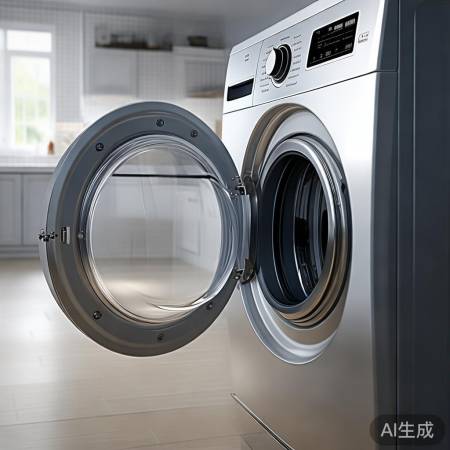 前开门洗衣机，操作简便