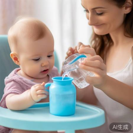 宝宝多喝水退烧防脱水