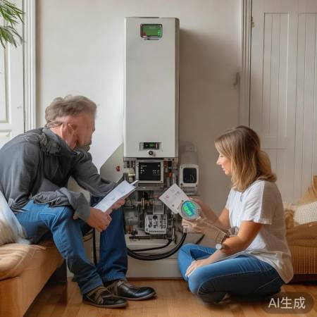 确保燃气充足，匹配壁挂炉功率