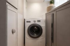 韩电洗衣机售后服务咨询教大家#小户型空间洗衣机巧装攻略：美观实用两不误