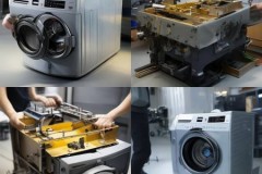 弗兰卡洗衣机24小时响应普及#迷你双缸洗衣机拆装全过程详解