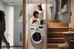 松下洗衣机维修服务电话如何找教你&楼梯装洗衣机可行吗？揭秘家居装修新趋势