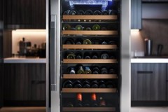 澳格红酒柜全国客服联络站科普#红酒柜卡槽设计图赏：创意展示，品味生活之美