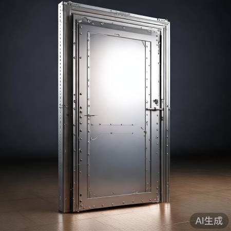 防盗门厚实，框材牢固