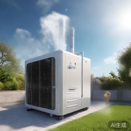 空气能热水器，夏日高效制热