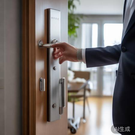 指纹锁，便捷开门