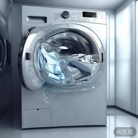 滚筒洗衣机柔护衣物，避免皱褶