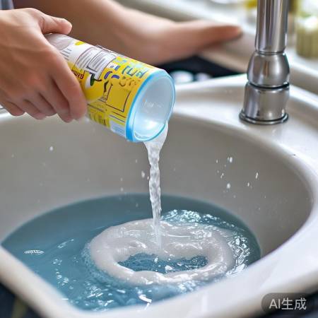 专用清洁剂，加水搅拌