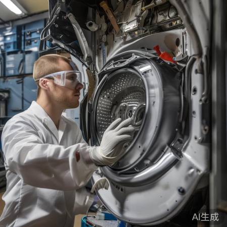 检查轴承安装，消除噪音