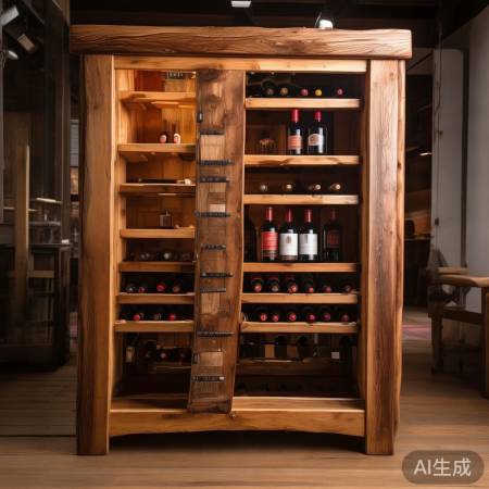 实木红酒架,自然馈赠