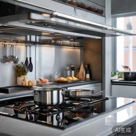 集成灶吸油烟机，静音易洁多功能