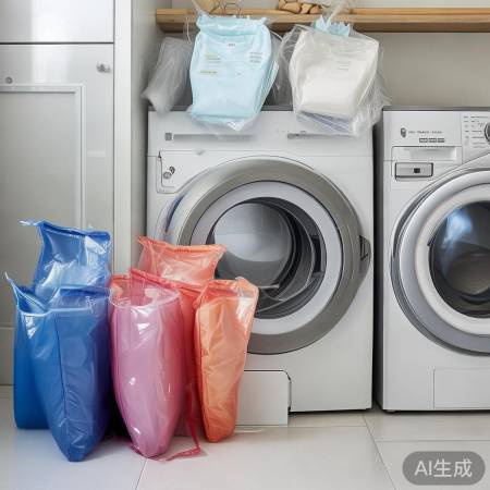 洗衣机分类洗，避免染色变形