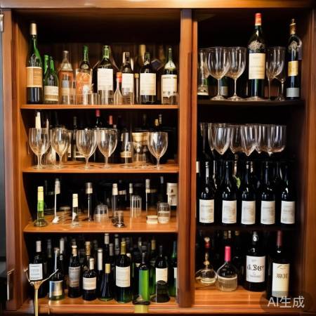 酒柜红酒随意摆，舒适又整齐